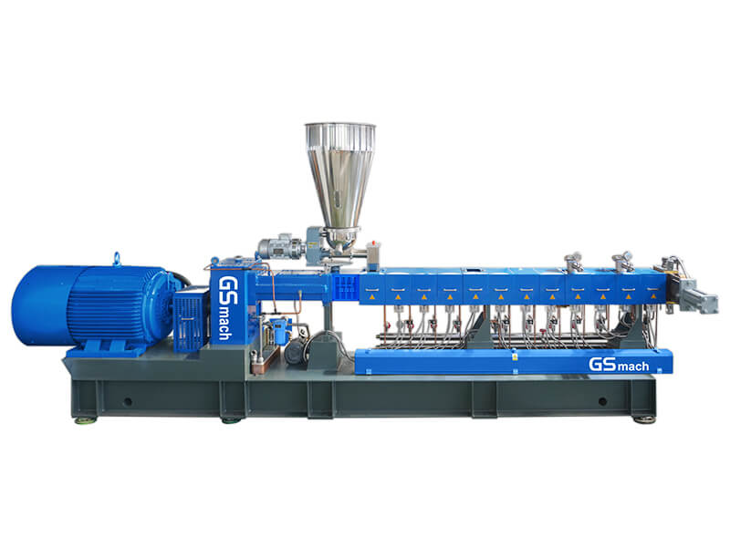 Máquina experimental de granulación y extrusión de un solo tornillo denso